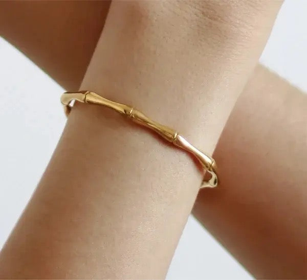 Bamboo Open Bangle