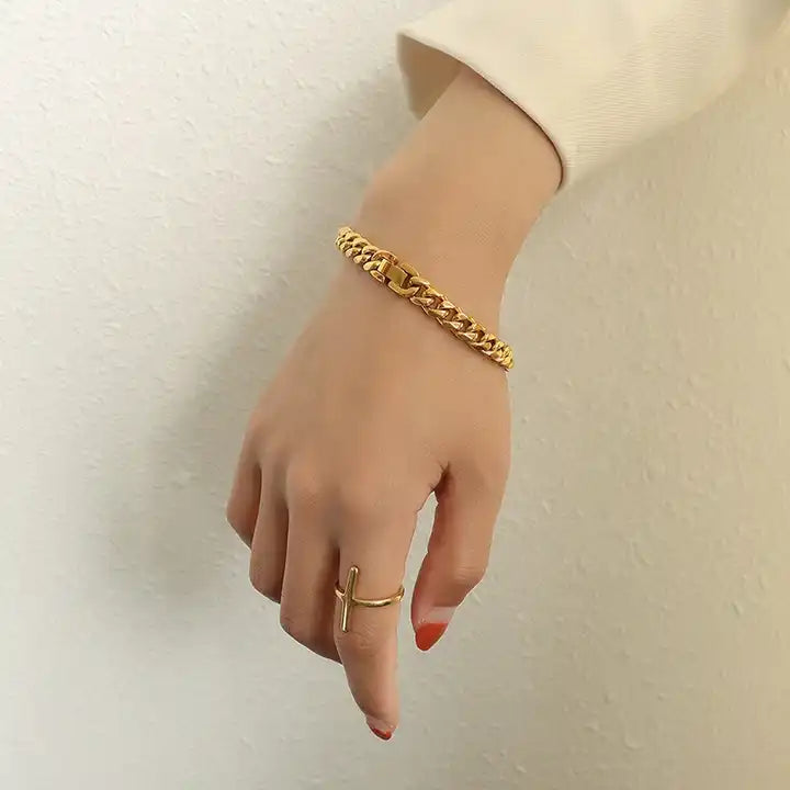 Hip Hop Cuban Chain Bracelet