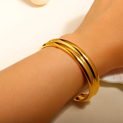 Vintage Double Layer Bangle