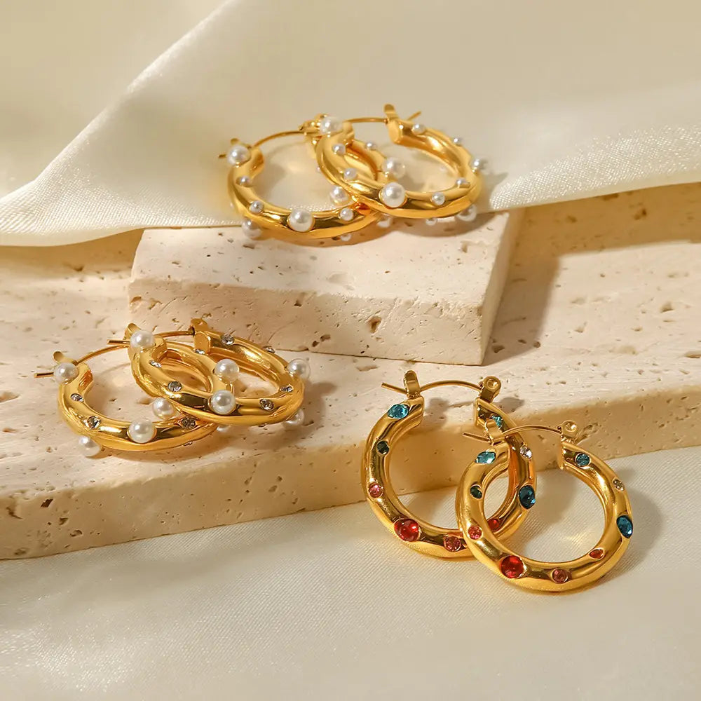 Linda Zircon Earrings