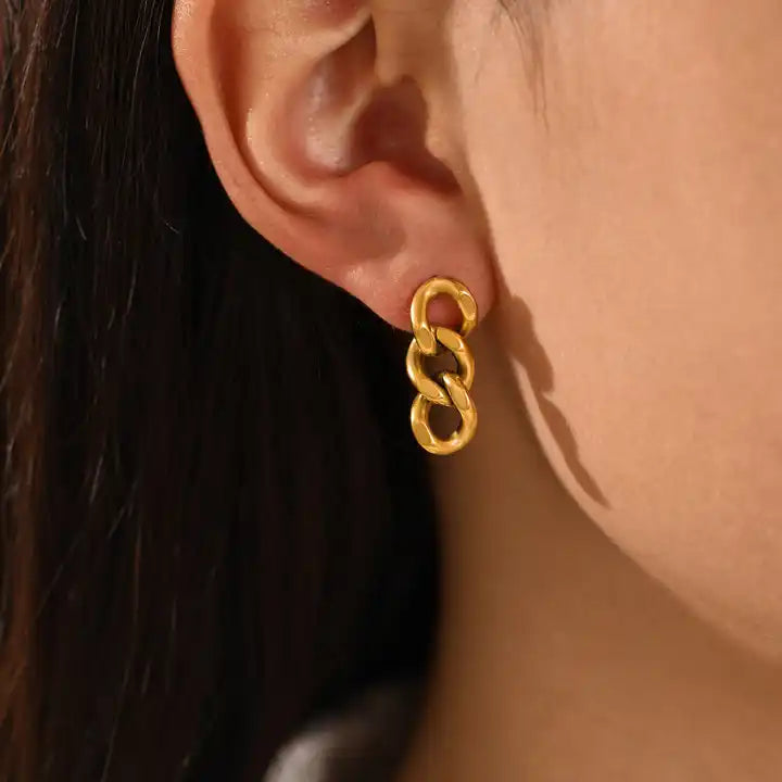 Link Chain Drop Earring