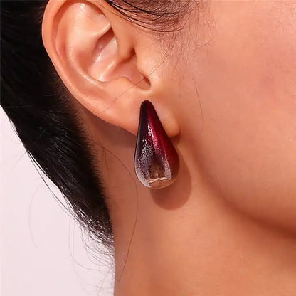 Stylish Hoops Colorful Earrings