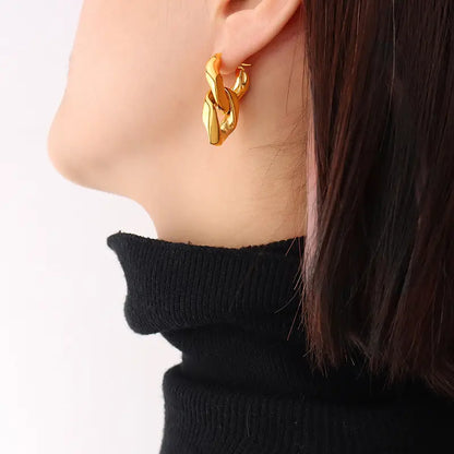 Dainty Cuban Chain Earrings