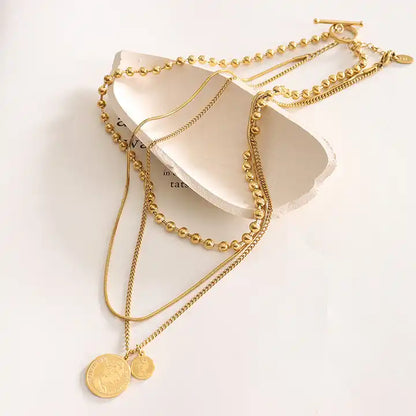 Elizabeth Triple Layered Necklace