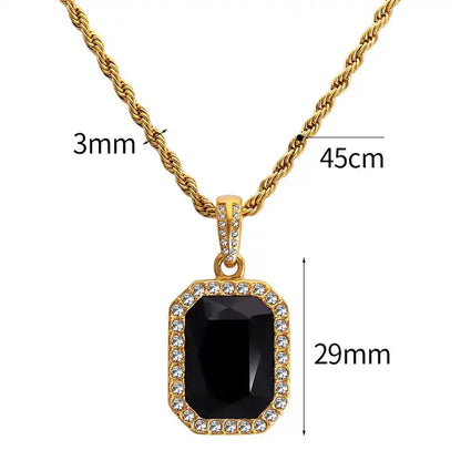 Hip Hop Diamond Pendant Necklace