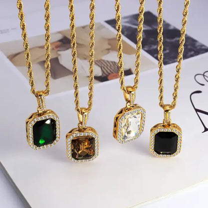 Hip Hop Diamond Pendant Necklace