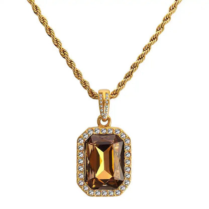 Hip Hop Diamond Pendant Necklace