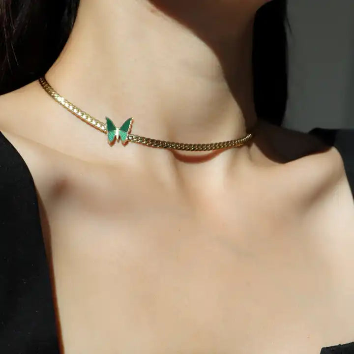 Butterfly Snake Choker