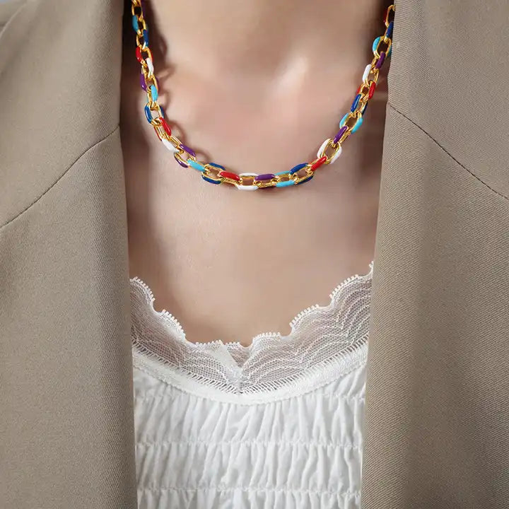 Extra Thick Statement Chain Necklace