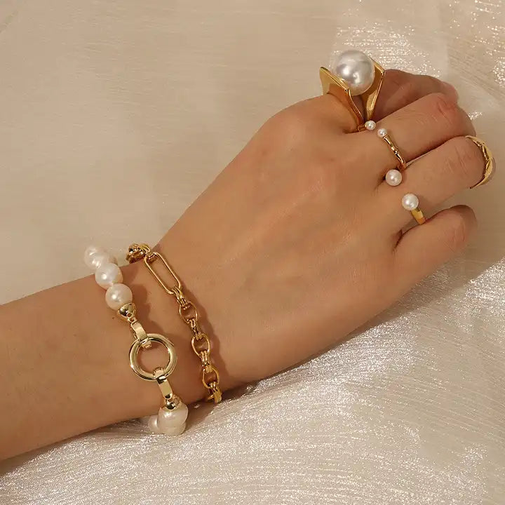 Pearl Filled Rings