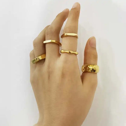 Geometric Lock Nuts Rings