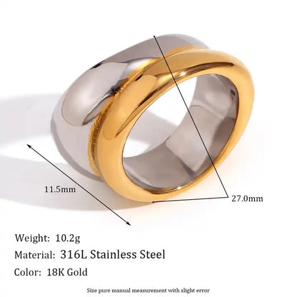 Irregular Geometric Double Layer Ring