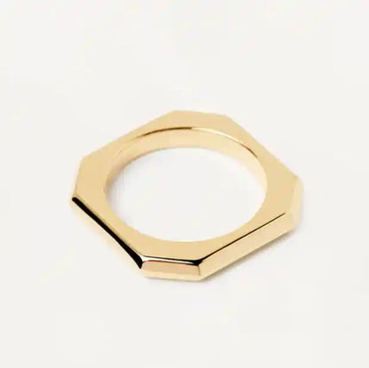 Geometric Lock Nuts Rings