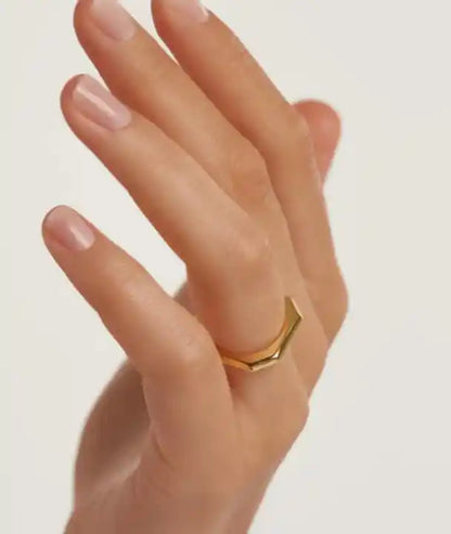 Geometric Lock Nuts Rings