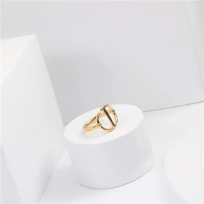 Hollow Geometric Ring