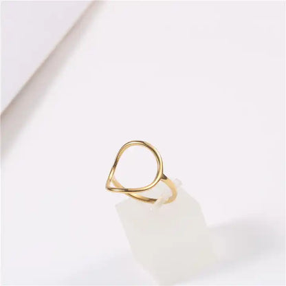 Geometry Circle Hollow Ring