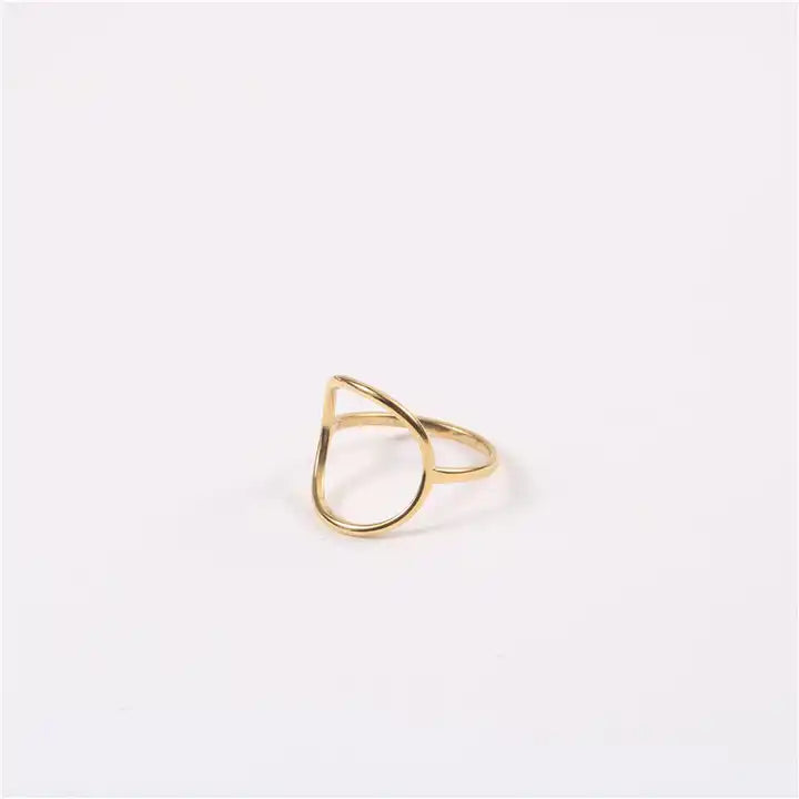 Geometry Circle Hollow Ring