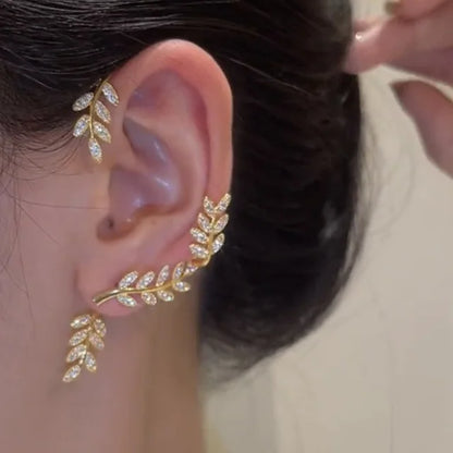 Trendy Long Clip Earrings